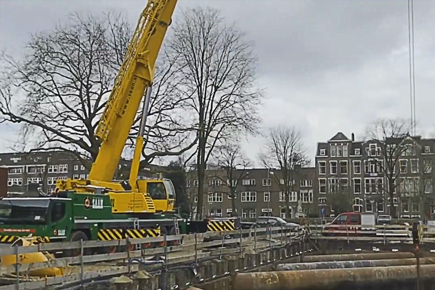 Koppensnellen in Amsterdam met een aggregaat