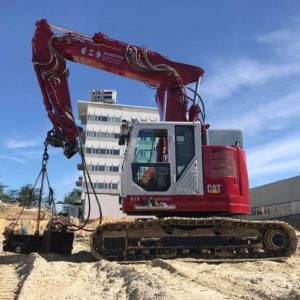 Innovatieve Nieuwe Cat Kraan Voor Koppensnellen Funderingspalen En Demontage Van Geluidsschermen